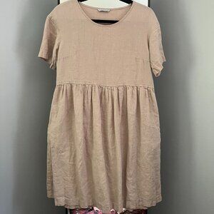Linenfox Anna Linen Dress natural, xs, fits like a small